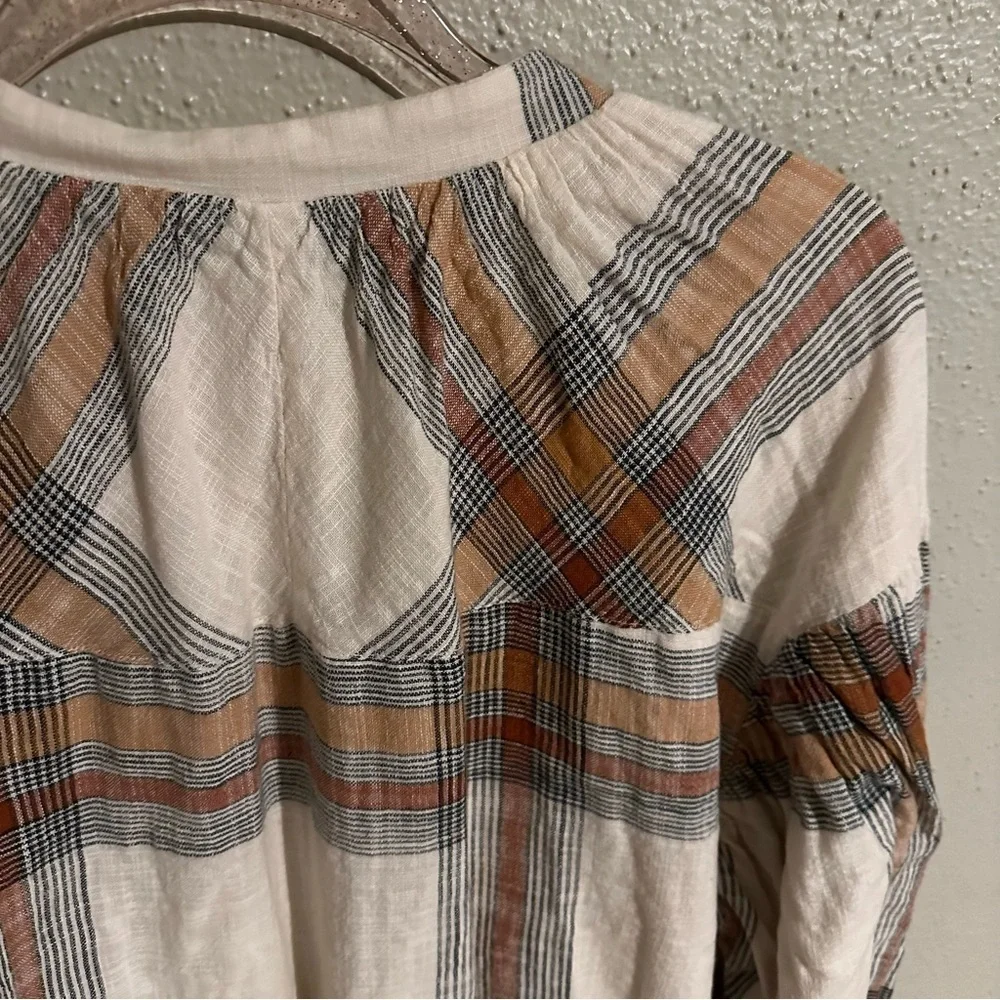 Free People Mattie Plaid Bomber Jacket